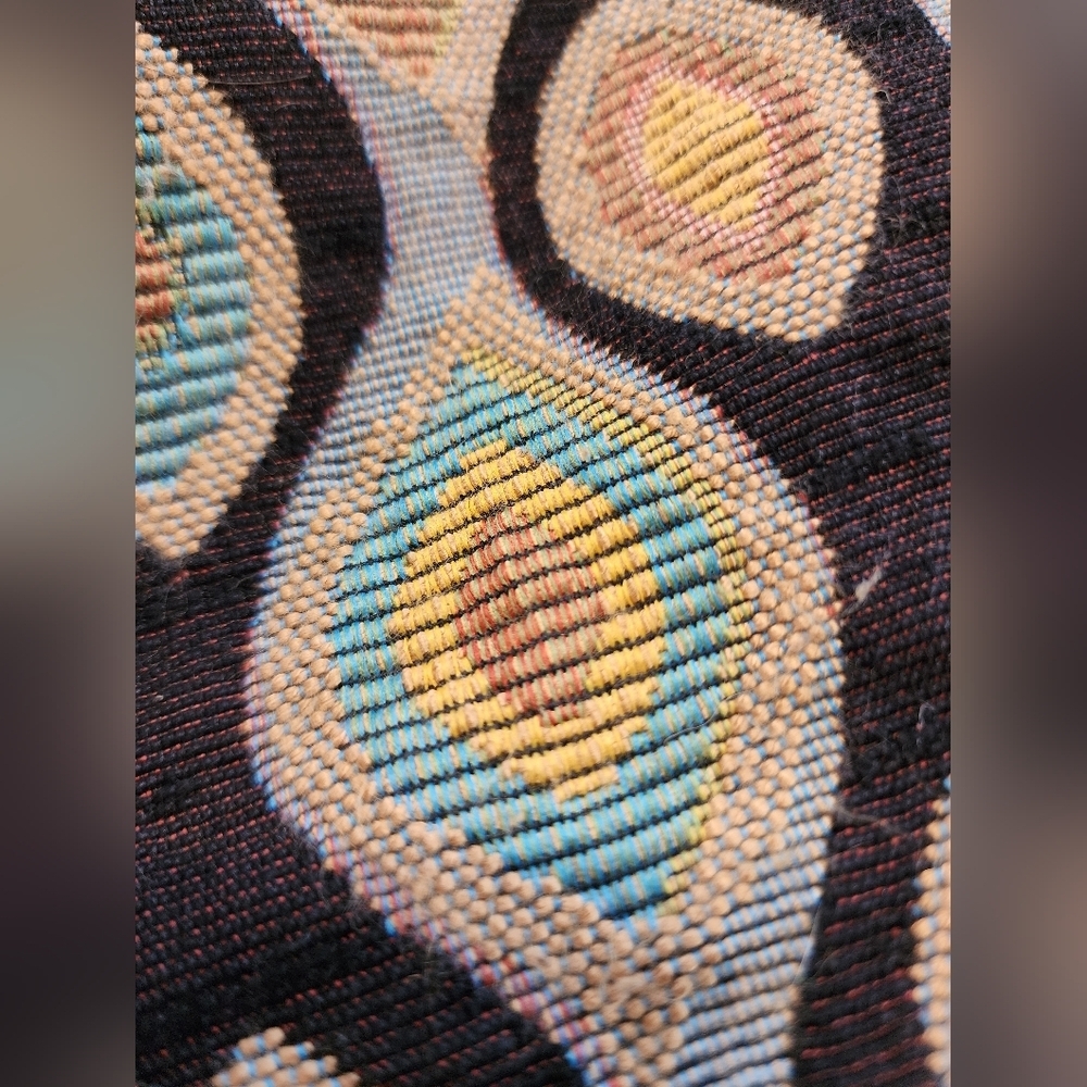 Boho Tapestry Woven Crossbody Shoulder Bag Multicolor Festival - Picture 8 of 11